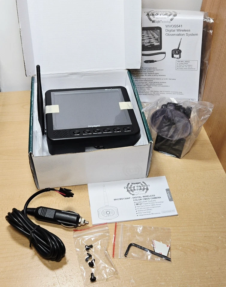 Voyager Digital Wireless LCD Monitor WVOM541AP WiSight Technology NEW /Open Box - Image 2 of 4