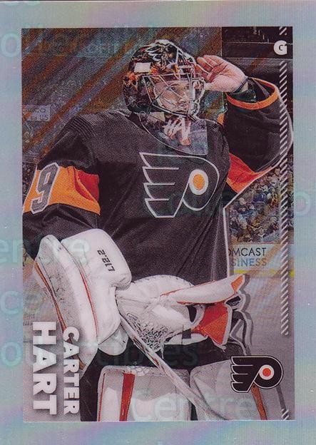 2022-23 Topps Chrome Stickers Refractor #367 Carter Hart