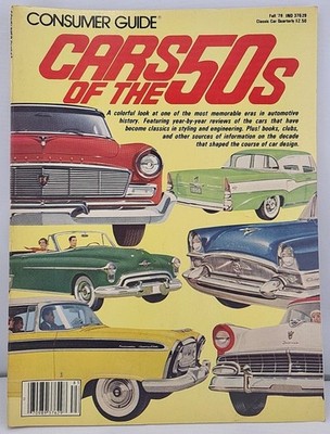 1978 Consumer Guide: Cars Of The 50s Magazine