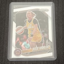 2025 Panini Prizm WNBA- Silver Prizm #132 Julie Vanloo- Los Angeles Sparks
