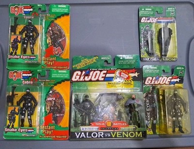 GI Joe Valor Vs Venom Ninja Battles 2005/spy Troops Snake Eyes &03,04 SnakeEyes 