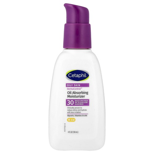 Derma Control™, Oil Absorbing Moisturizer, For Oily Skin, SPF 30, 4 fl oz (118