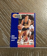 John Stockton 1991 Fleer Basketball #221 “League Leaders” 