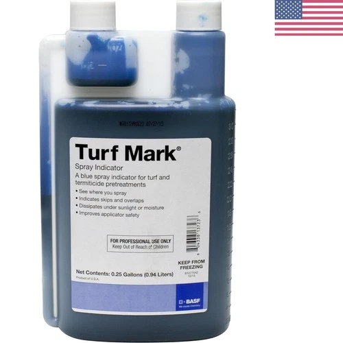 Turf Mark Blue Dye Spray for Precise Lawn Treatment - 32 oz Non-Toxic Formula