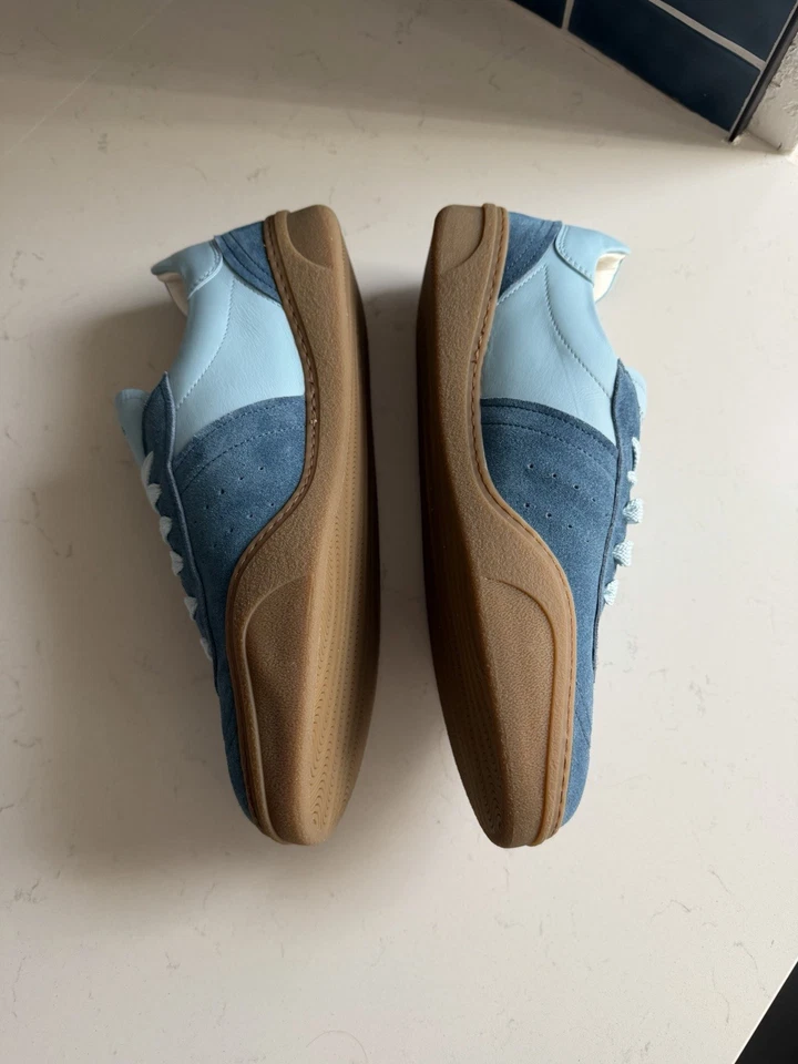 Acne Studios Low Top Sneaker Light Blue/Brown Men’s 44 US 11 - Image 4 of 4