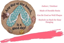 Stone Stepping Decorative Garden Decor Beach Sandals