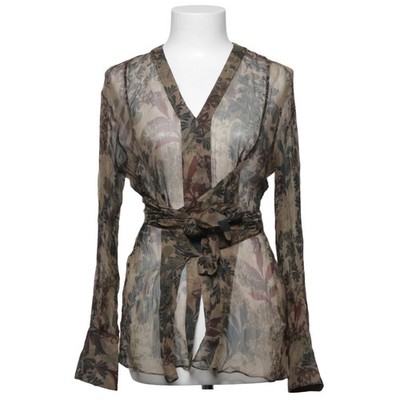 Brunello Cucinelli, Bluse, Größe: M, Beige/Mehrfarbig, Seide, Blumen, Seide #CKx