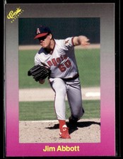 1989 Classic #151 Jim Abbott RC Rookie Baseball Card 2603G