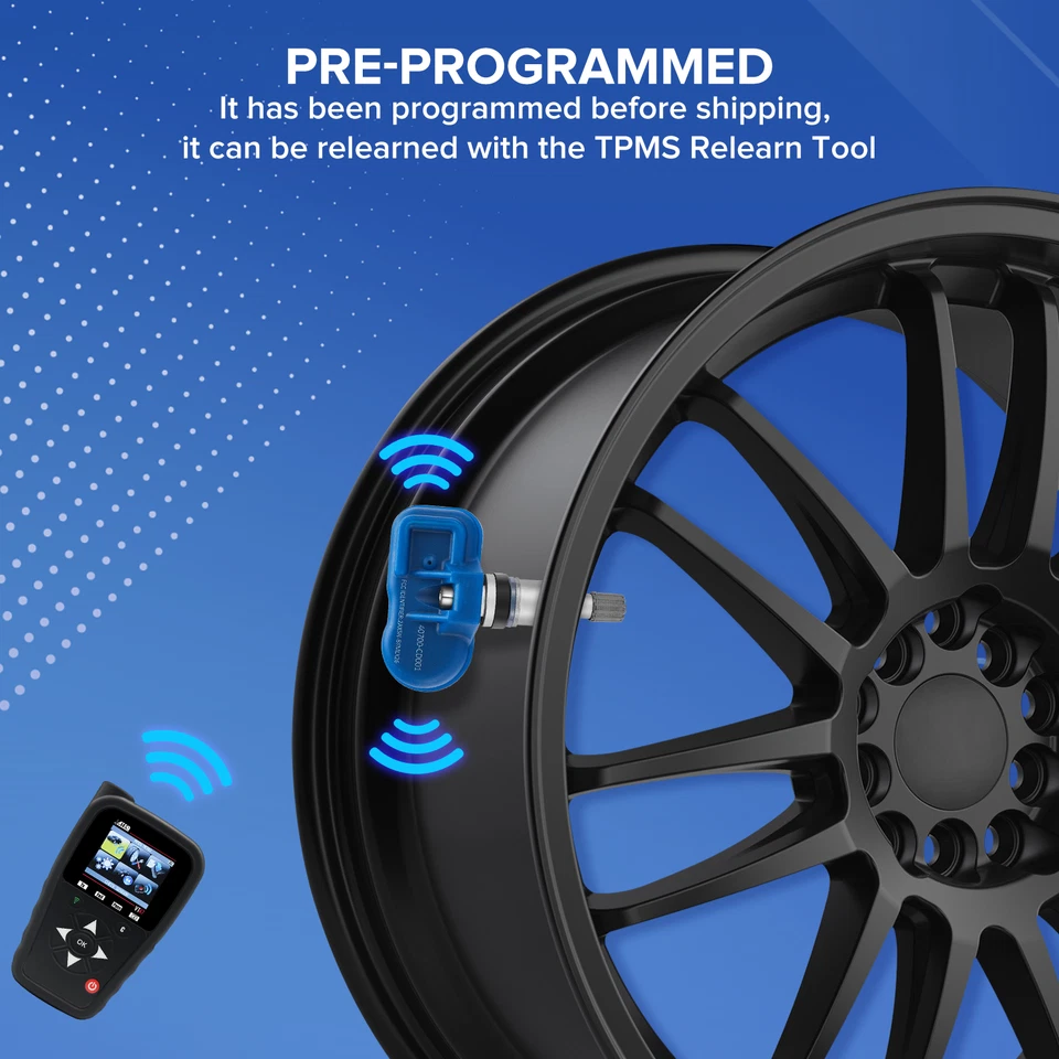 4*TPMS 40700-CD001 TIRE PRESSURE SENSOR For 2003-2007 Infiniti M45 2004-2005 G35 - Image 4 of 4