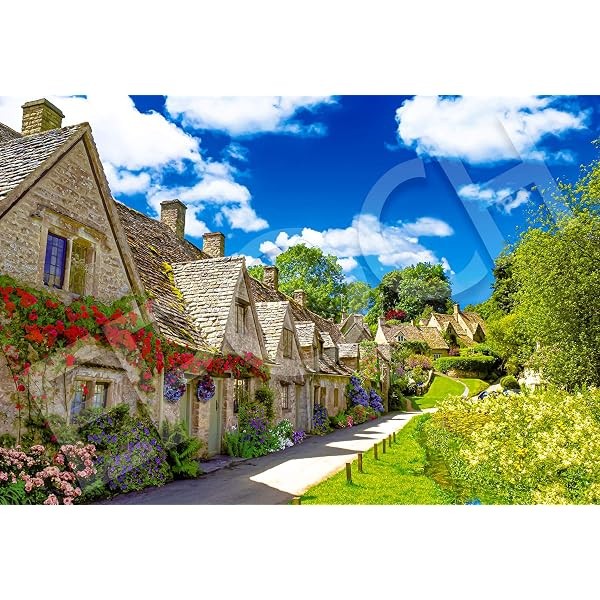 Epoch 1053 Piece Jigsaw Puzzle Honey-Colored Town Cotswolds - England Super JP