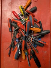 Lot of 60 Hand Tools Torx & Nut Drivers Mixed Sizes & Brands T-Handle Used