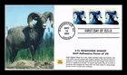 US COVER BIGHORN SHEEP 17C SELF ADHESIVE FIRST DAY ISSUE MPG CACHETS