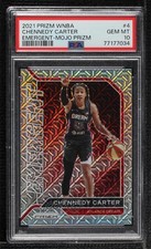 2021 Panini Prizm WNBA Emergent Mojo 10/25 Chennedy Carter #4 PSA 10 GEM MT 14t3