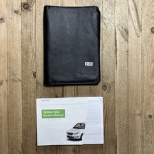 10-14 SKODA FABIA OWNERS HANDBOOK MANUAL & WALLET Print 2012 Ref21878 DAMAGED