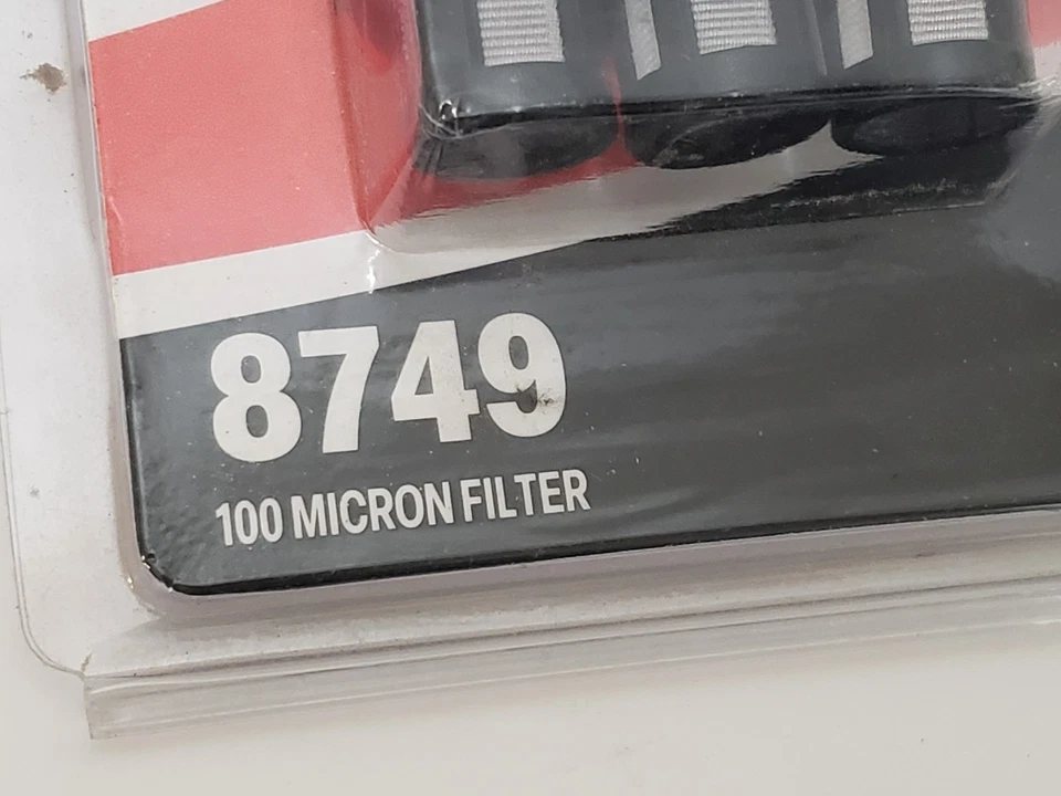 Elementos de filtro de combustível Edelbrock Clear View (3) - Modelo 8749 - Filtro de 100 mícrons - Imagem 3 de 4