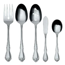 Oneida TRUE ROSE  Stainless Steel Flatware -  5pc. Serving Set / New Other