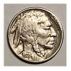 1935-S US Buffalo Nickel 5C -Very Fine Circulated Coin-Beautiful Scarce Date #2