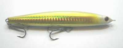 ZipBaits Slide Swim Minnow 120 Wobbler, Jerkbait, Pencilbait, 12 cm, Sinking