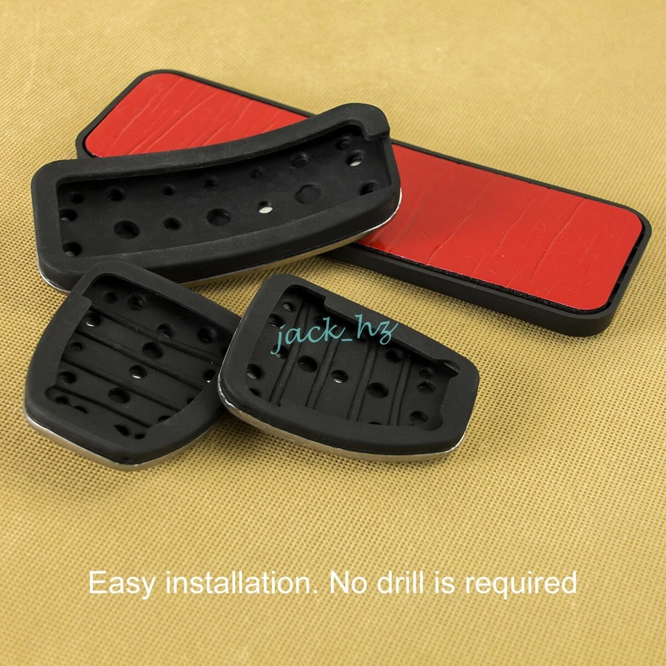 MT Footrest Clutch Brake Gas Pedal Cover For Subaru Forester Impreza XV Legacy - Image 2 of 4