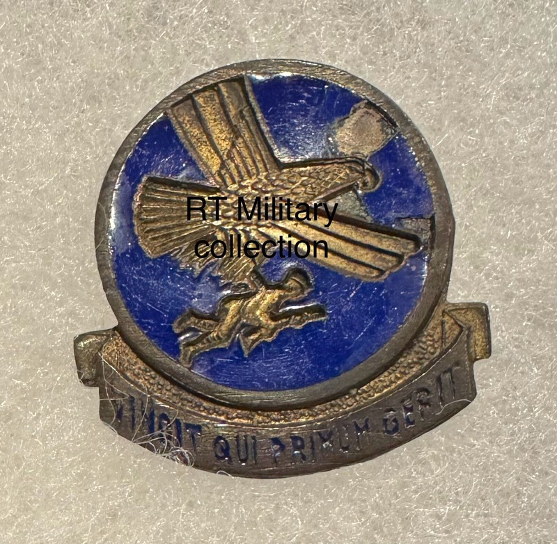 Original WWII Air Corps Troop Carrier DUI DI Pin CBI Made Pinback