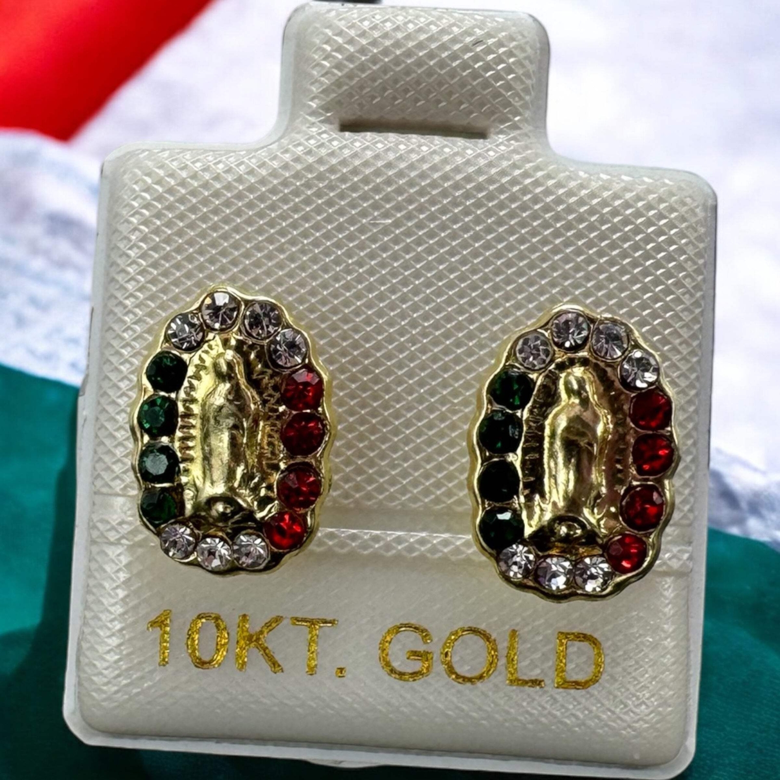 BROQUEL DE LA VIRGEN EN ORO MEX. 10 K