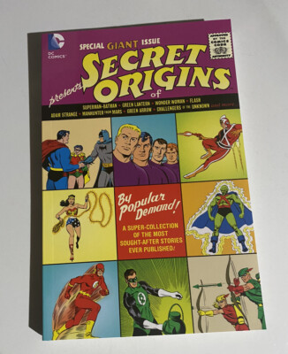 DC COMICS OOP SPECIAL GIANT ISSUE PRESENTS SECRET ORIGINS OF Collected ...