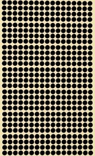 Adheso 6mm Coloured Dot Stickers Round Sticky Dots Adhesive Circles Labels