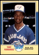 Tony Fernandez #14 1988 Fleer Baseball MVPs