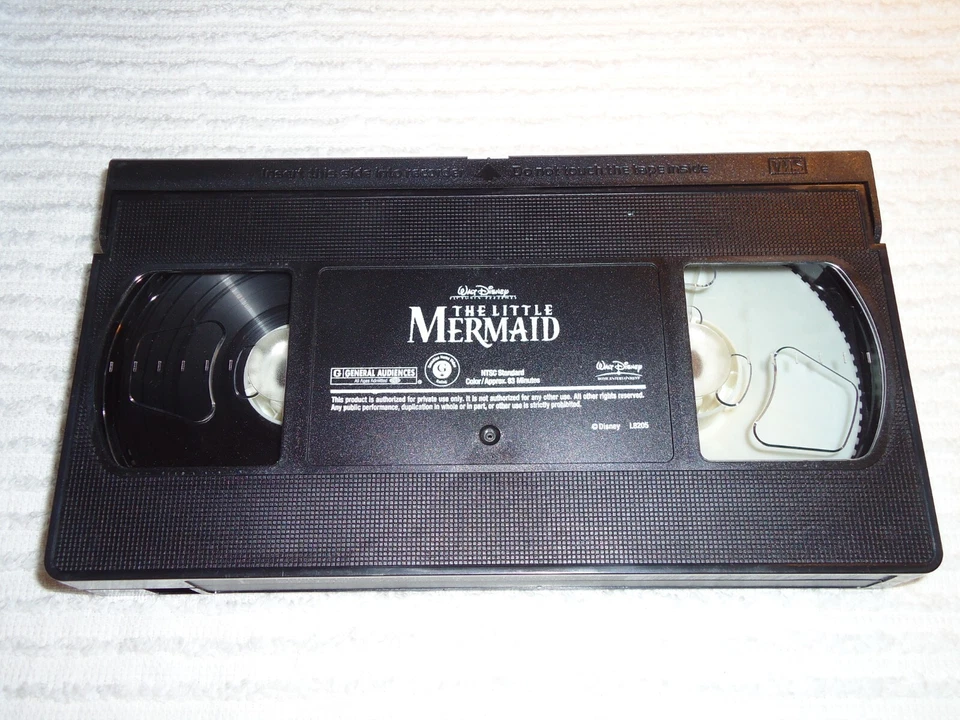 The Little Mermaid VHS 2007 Disney's Movie Club VERY RARE LATE RELEASE plays - Image 3 of 4