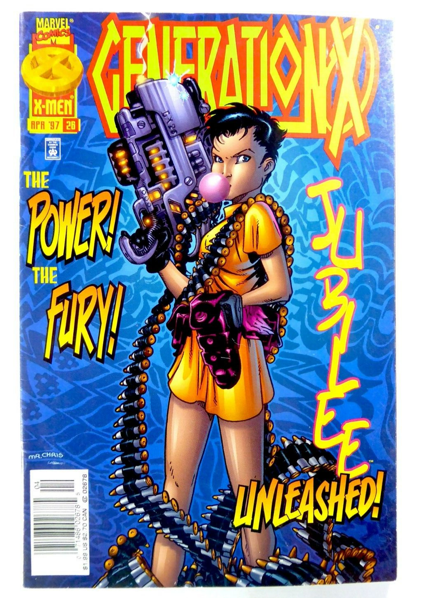 Marvel GENERATION X (1997) #26 Newsstand JUBILEE Bubble Gum VF