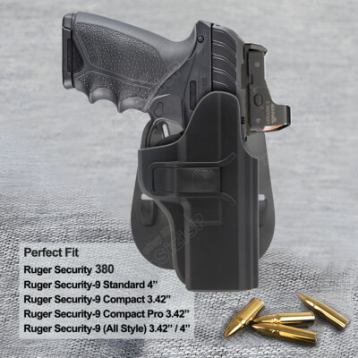 Security 9 Compact Holster For Ruger Security 9 Compact Holster 3.42 / 4 9mm OWB