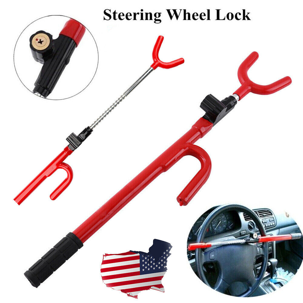 Steering Wheel Lock Universal Vehicle Car Truck Heavy Duty Security Anti-Theft