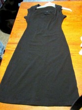 NWT BANANA REPUBLIC BLACK A LINE LITTLE BLACK DRESS SIZE S WOOL BLEND
