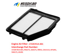 Engine Air FIlter For 2013 2014 2015 Acura ILX 2.0L 17220-R1A-A01 PA6171 AF5201