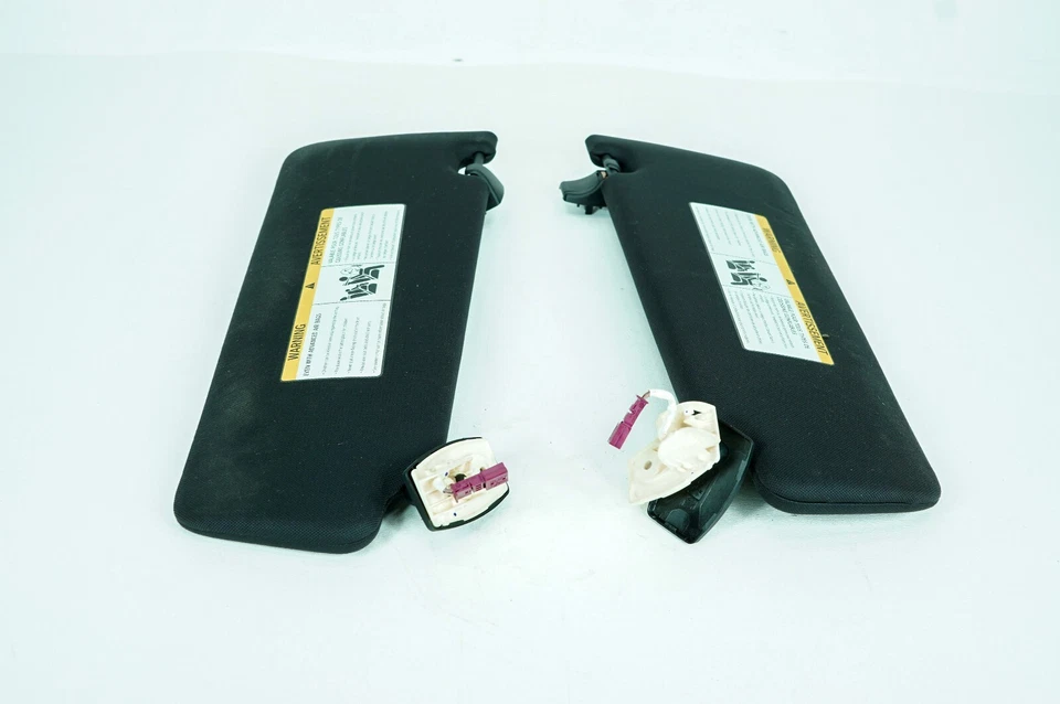 09-15 BMW 750i xDrive OEM par de parasoles delanteros izquierdo y derecho negro 5112 Foto 3 de 4