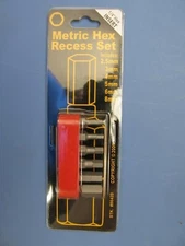 Best Way Metric Recessed Assorted Insert Bit Set  #86420  NEW