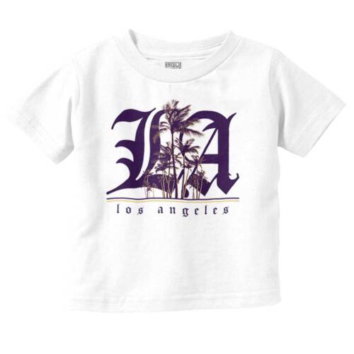 Los Angeles LA California City Palm Trees Toddler Boy Girl Youth T Shirt Tee