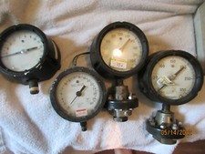 Ashcroft AISI 316 30PSI DuraGauge 4 1/2" Tube Socket Pressure Gauge Lot of 4