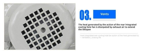220V 1.1KW Exhaust Fan Air Blower Centrifugal for CO2 Laser Engraving Cutting - Bild 5 von 12