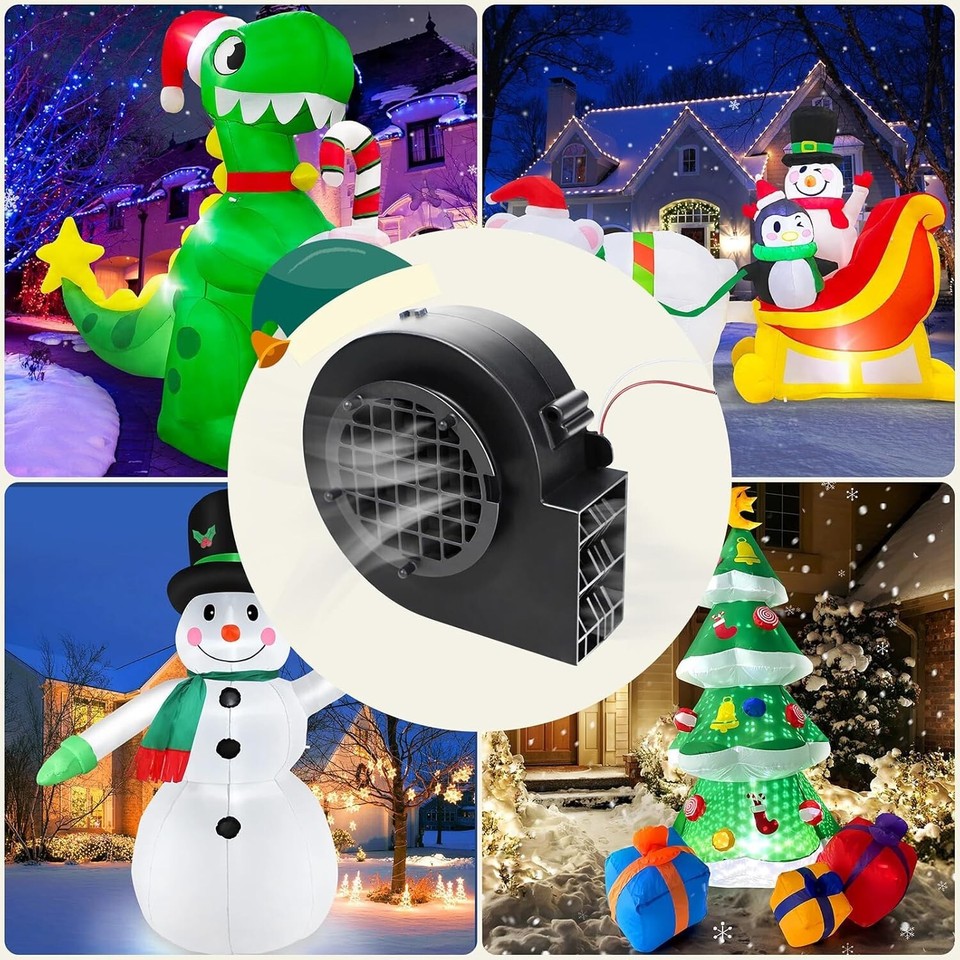 Inflatable Air Blower Fan Replacement Outdoor Holiday Yard Blow up ...