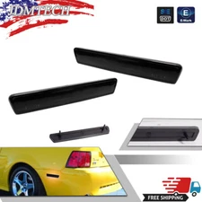 Smoked Rear Bumper Side Marker Reflectors Fits 99-04 Ford Mustang XR3Z-15A448-AA