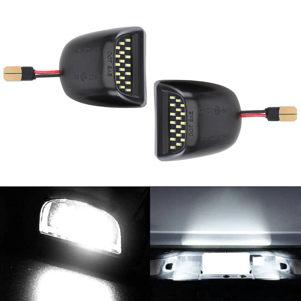 4X License Plate For Chevy Cadillac GMC Light Tag Lamp Assembly Replacement LED Foto 3 de 4