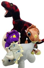 *LOT* Jurassic Park/World Universal Studios Dino Plush Indominus/Triceratops