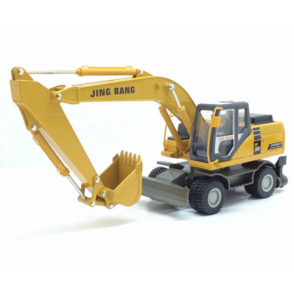 Excavator Toy Model Construction Vehicle Diecast Boys Toys for Kids Gifts - Image 2 of 4