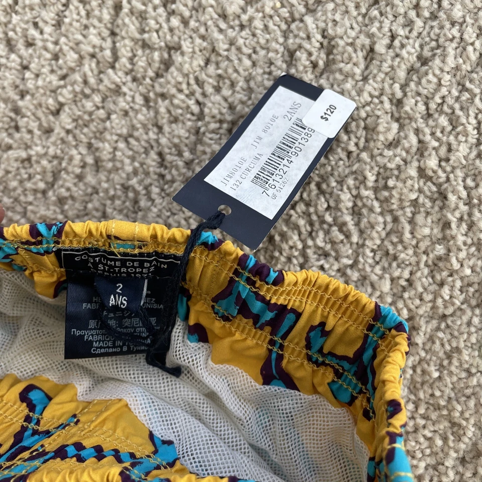 Nuevo con etiquetas Auténtico Bañador VILEBREQUIN - 2 AÑOS - NIÑOS - MULTICOLOR Foto 4 de 4