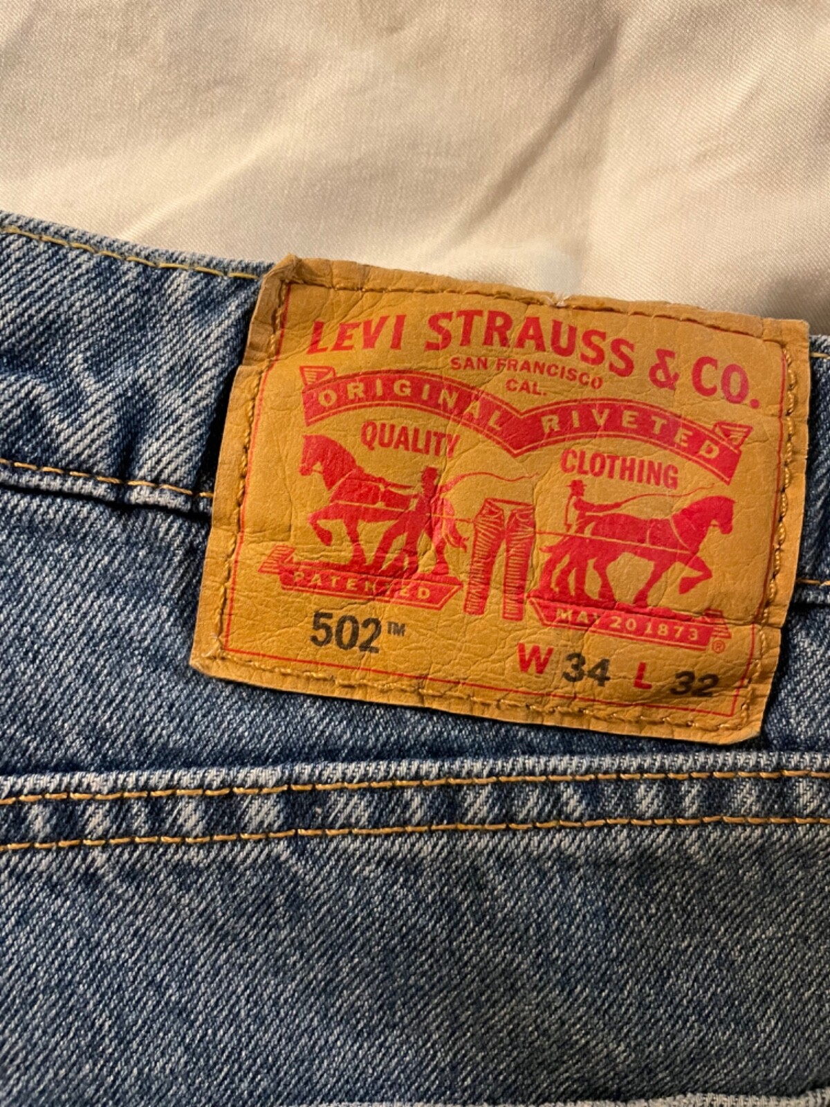 Levi’s Men’s 502 Jeans 33 x 32 Gem