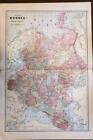 1912 Antique Cram'S Modern New Census Atlas Map-Russia-Excellent Detail