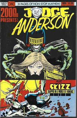 2000 AD PRESENTS #5 JUDGE ANDERSON (VF/NM) HIGH GRADE COPPER AGE QUALITY COMIC