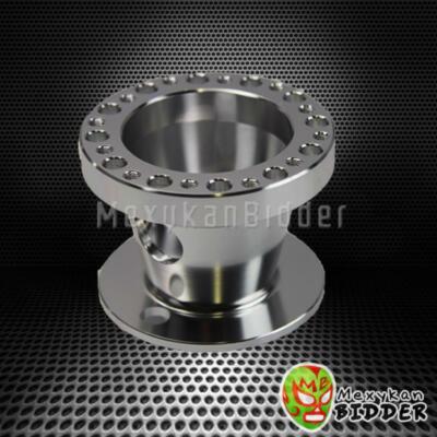  1992-1996 HONDA PRELUDE 6 HOLE BOLT PATTERN STEERING WHEEL HUB ADAPTER CHROME