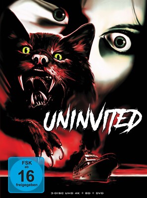 Uninvited (Ultra HD Blu-ray, Blu-ray und DVD im Mediabook) NEU/OVP